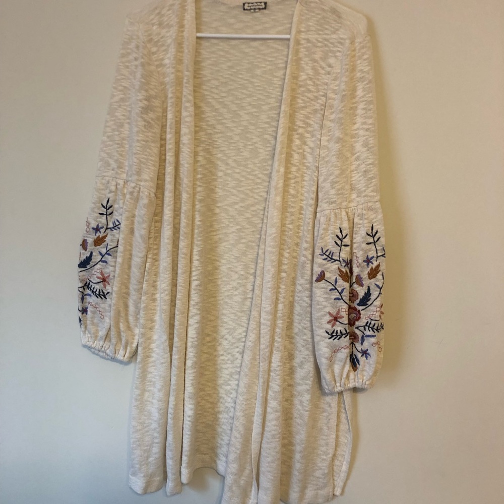 floral cardigan